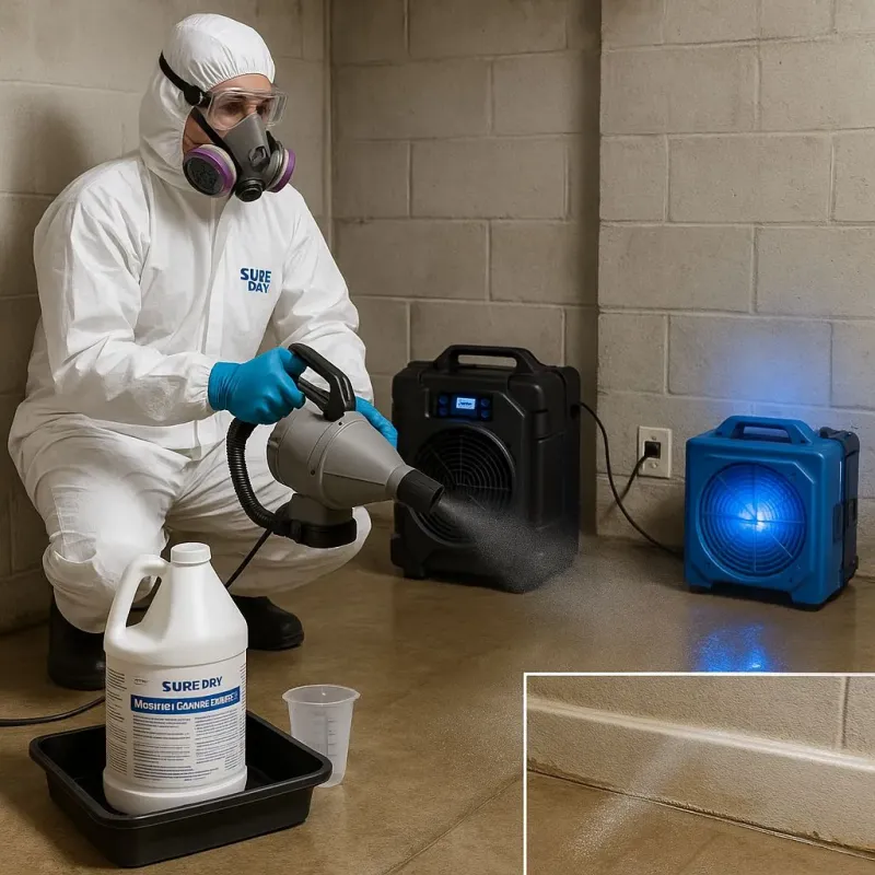Sanitization and Odor Removal process in South Boston, VA